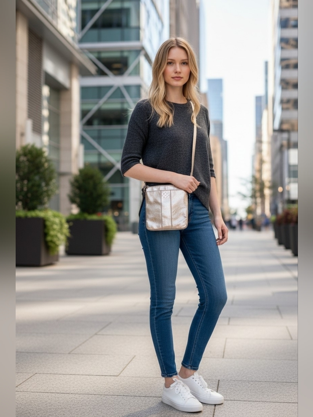 Coach 2010 Julia Gunmetal Crossbody - Great Condition/Plz Read Description - Picture 8 of 8